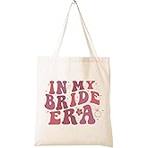 LIBIHUA My Bride Era Shoulder Bag - Bridal Shower & Bachelorette Party Tote, Engagement & Wedding Gift for Bride to Be, Fiancee, Wifey