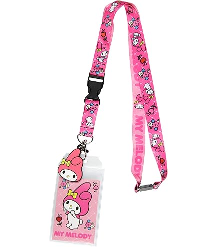 Amazon.com: Hello Kitty Deluxe Lanyard with Pouch Card Holder