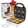 MasterChef Mini Pie and Quiche Maker- Pie Baker Cooks 6 Small Pies and Quiches in Minutes- Non-stick Cooker w Dough Cutting Circle for Easy Measurement and Filling, Birthday Gift