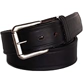 R.G. BULLCO Men's 1-1/2" Genuine Premium Business Real Leather Belt with Heavy Duty Roller Buckle
