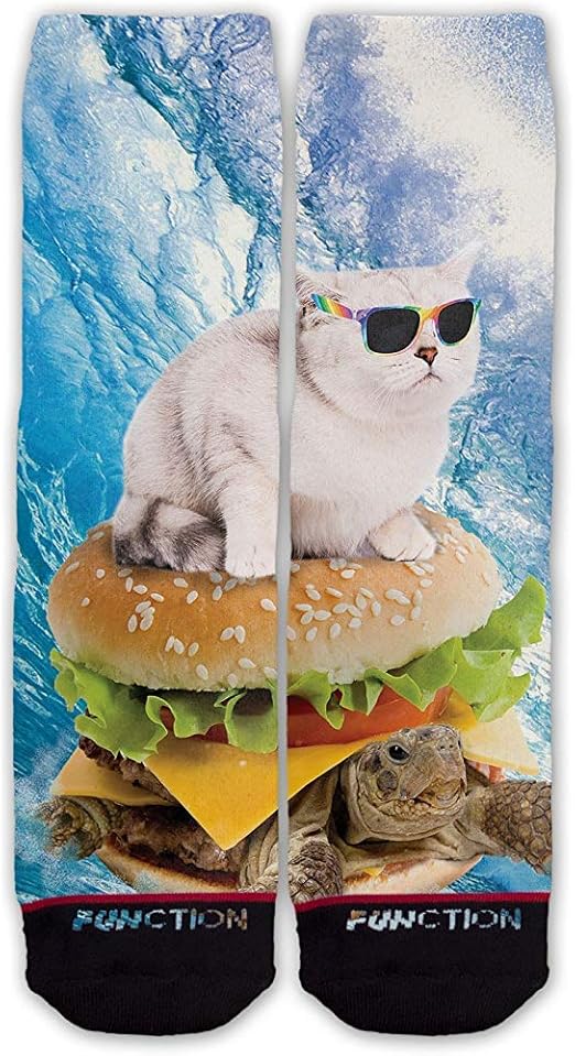 Dave Spenser 2pcs Bricolage Fonction Chaussettes Nouveaute Rigolote Chat Chaussettes Mignonnes Bizarre Drole Amazon Fr Vetements Et Accessoires