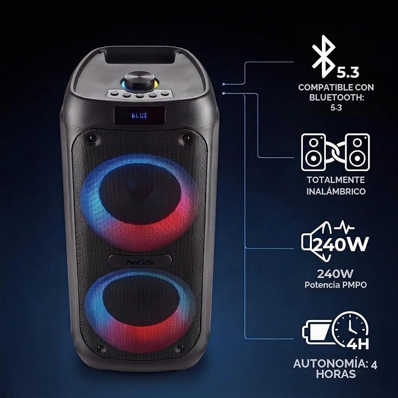 Wild Banger 3 – Coluna Compatível com Bluetooth