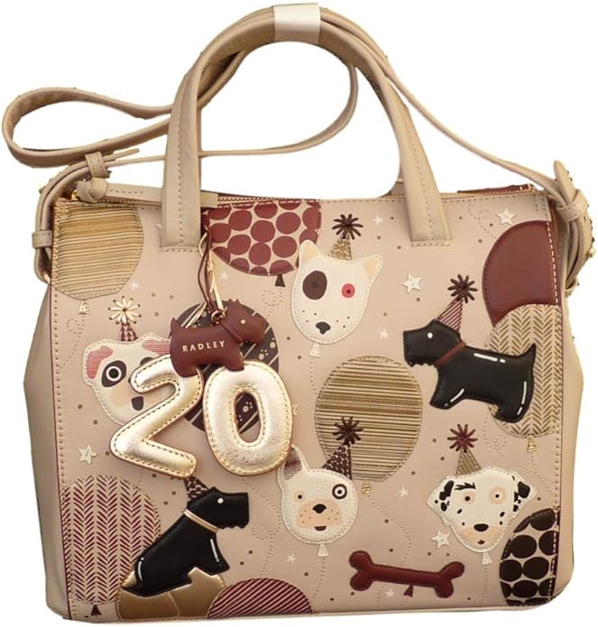 RADLEY '20th Anniversary' Large Leather Signature/Picture Bag Limited