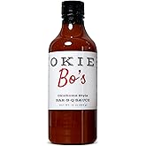 OkieBo's Original BBQ Sauce, Oklahoma Style - Perfect Condiment for Pork, Ribs, Brisket, Salmon, Chicken and Much More