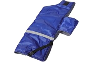 GAROZATION Thickened Cow Calf Vest Coat with Belly Protection Windproof Warm Farm Animal Clothing for Calves