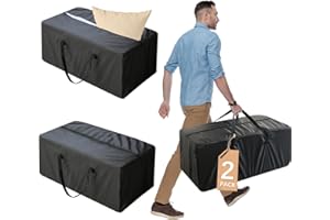 2 Pack Storage Bags Extra Large 29"L x 13"W x 14" Moving Bags Heavy Duty with Strong Zipper & Handles, Sturdy Clothes Storage