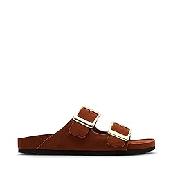 Madden Girl Women's Bodiee Slide Sandal, Chestnut, 7
