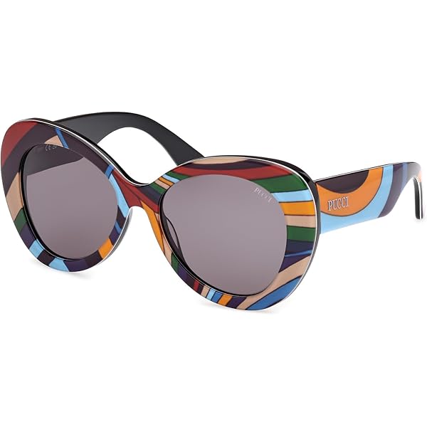 Pucci EP0230 05W black/texture 56/17/140 WOMAN Sunglasses at