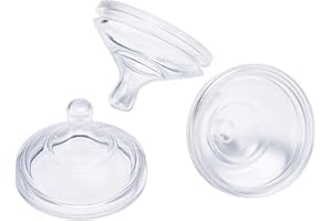 Boon Nursh Silicone Baby Bottle Nipples - Bottle Nipples for Boon Nursh Baby Bottles - Baby Bottle-Feeding Supplies - Medium Flow Baby Bottle Nipples - 3 Count