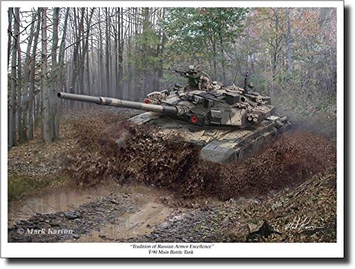 Planejunkie Tradition of Russian Armor Excellen by Mark Karvon - T-90 MBT - Military Art