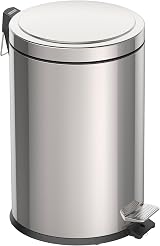 Tramontina 20L Pedal Bin Stainless Steel Kitchen Waste Bin with Lid