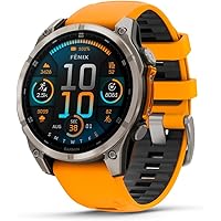 Garmin fēnix 8 – 47 mm, AMOLED, Sapphire, Premium Multisport GPS Smartwatch, Long-Lasting Battery Life, Dive-Rated, Built-in
