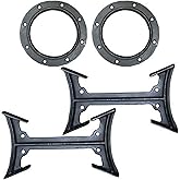 US Stove BKAD500 Cast Iron Double Barrel Stove Adaptor