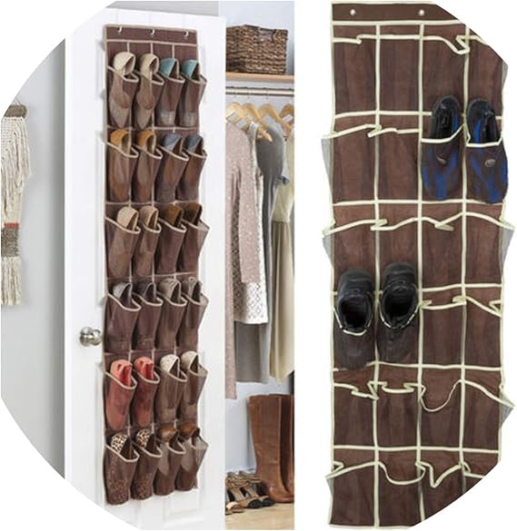 Organizador colgante de 24 bolsillos para zapatos, puertas, bolsas