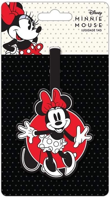 minnie mouse luggage tag