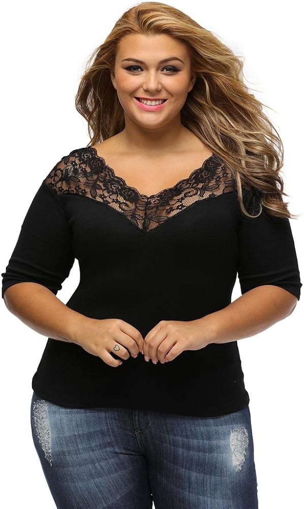 amazon blusas tallas grandes