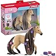 Schleich Horse Club Sofia's Beauties Andalusian Mare Toy Horse Set for Girls and Boys for 5 years and up with Brushable Hair and Accessories,14 Pieces