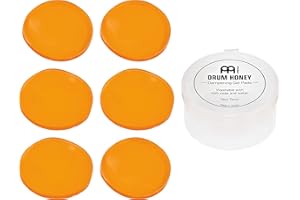 Meinl Cymbals pc Drum Honey Dampening Gel Pads, 6-Piece Pack with Container and Dividers (MDH)