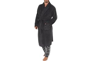 IZOD Men's Comfort-Soft Fleece Robe