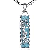 HKPATOP Tree Of Life Necklace Sterling Silver Mother Daughter Necklace Tree Of Life Jewelry Gift For Women Wife Mom Grandma