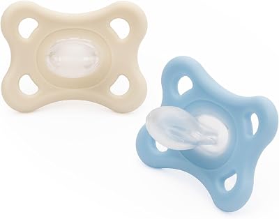 MAM Comfort All Silicone Soothers 3-12 Months 2 Pack Case