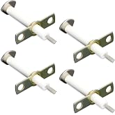 4 Pcs PA020028 Top Burner Spark Ignitor Replacement Parts for Viking Stoves - Compatible With PA020014, AP5315182, 910113, G5007447 Viking Stoves Range Parts - Viking PA020028 Genuine Offset Ignitor