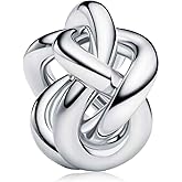 MSPOVOF Family Mom Heart Charms 925 Sterling Silver Bead for Bracelets and Necklaces For Women Jewelry Present