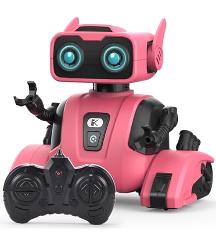 QIZEBABY Kids Robot Toy,Remote Control Robot with LED Eyes