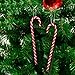 Candy Cane Hanging Ornaments 7 Inches 12Pc Red White Christmas Ornament