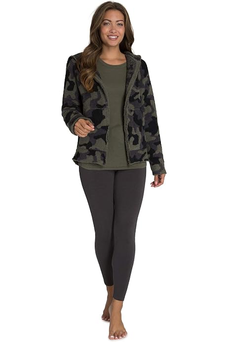 Barefoot Dreams CozyChic Camo Anorak 