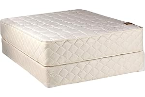 DREAM SOLUTIONS USA Dream Sleep Grandeur Deluxe 2-Sided Full XL Size Mattress and Box Spring Set - Orthopedic, Fully Assembled, Good for Your Back, Luxury Height, Long Lasting