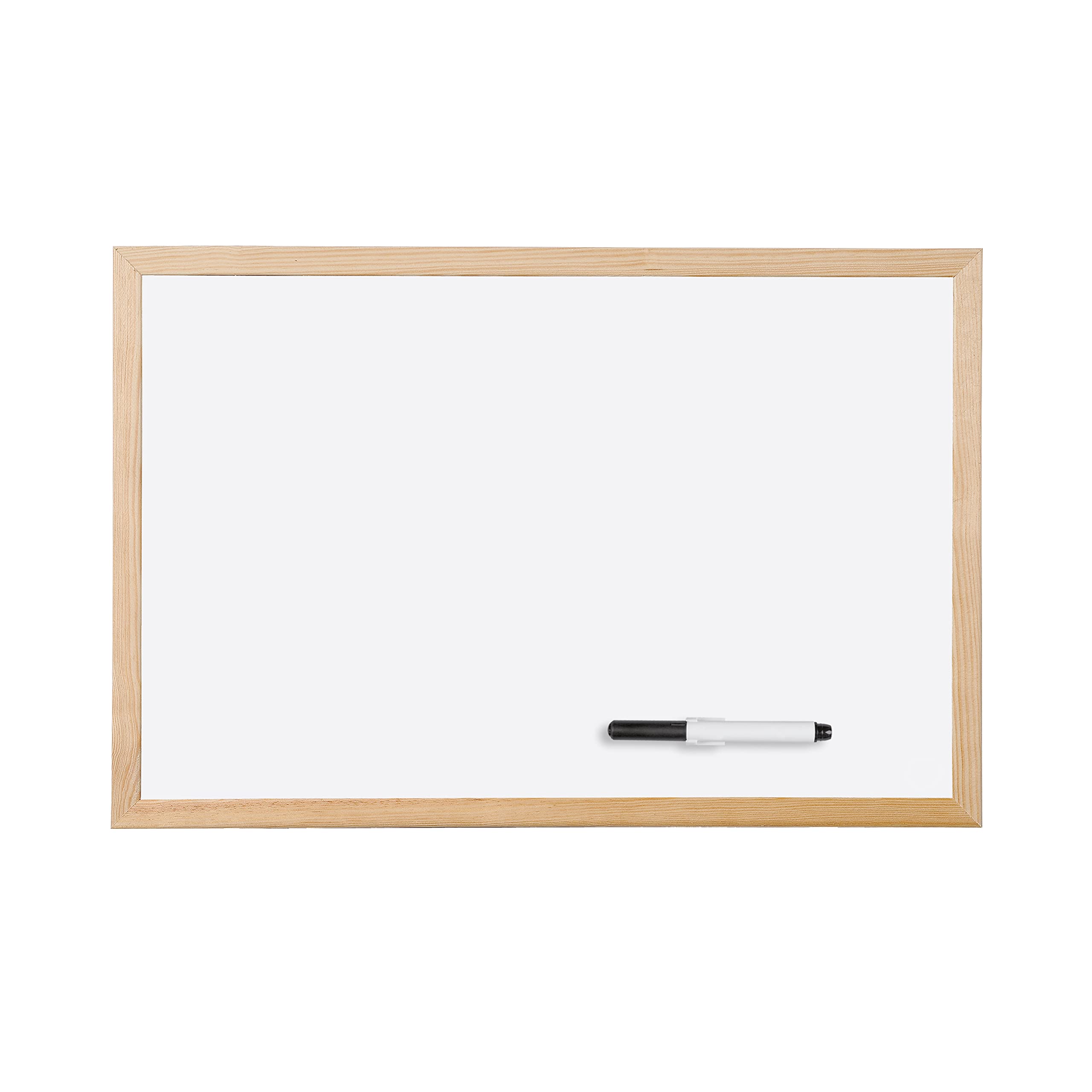 Bi-Office MP03001010 Whiteboard Budget, Wood Frame, 60 x 40 cm
