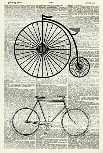 Amazon.com: VINTAGE BIKES ART PRINT - VINTAGE ART PRINT - Transport Art
