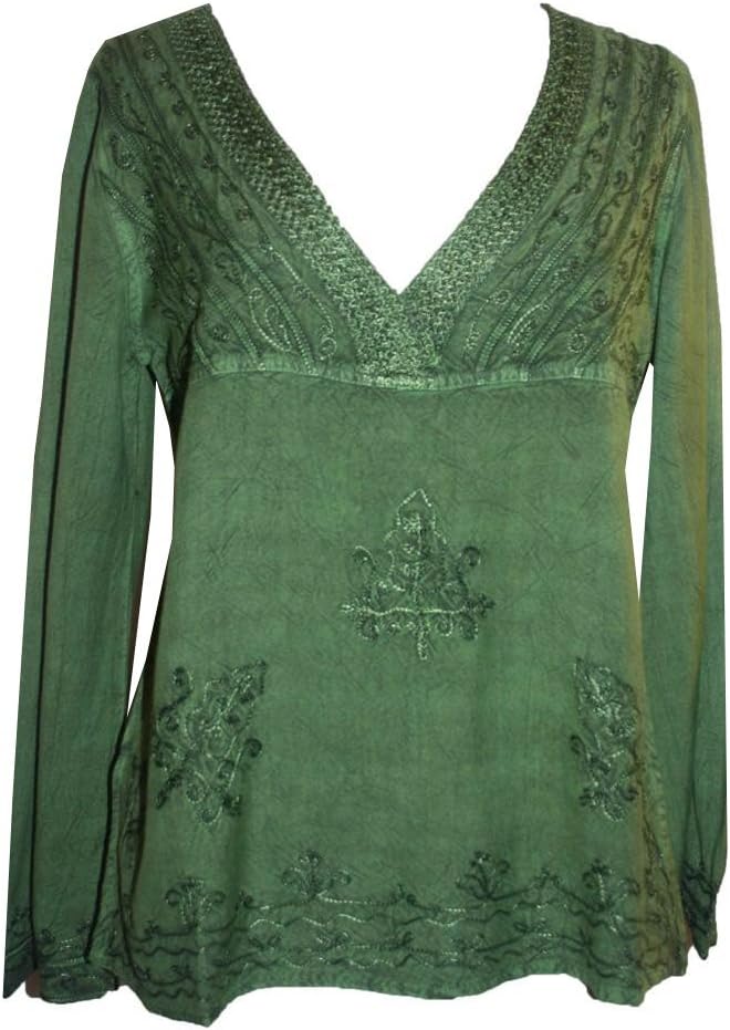Agan Traders 112 B Renaissance Vintage Medieval Top Blouse