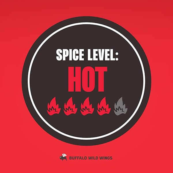 BUFFALO WILD WINGS HABANERO HOT SAUCE, 5 FL OZ, HOT DIPPING SAUCE, MARINADE AND SEASONING FOR CHICKEN WINGS AND PORK RIBS, MADE WITH HABANERO PEPPERS