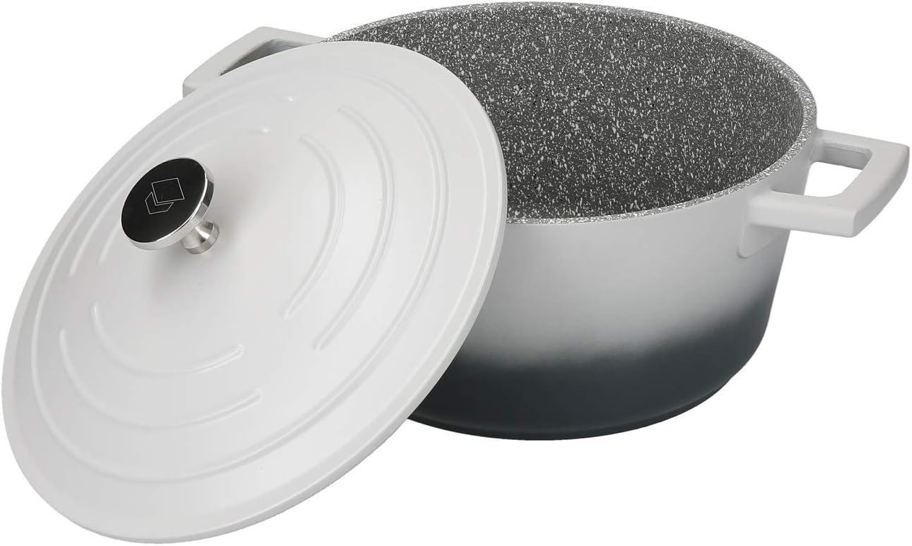 MasterClass MCMCRD20GRY Lightweight Casserole Dish with Lid, Induction