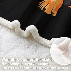 Sleepwish Dachshund Fleece Throw Blanket Cute Soft