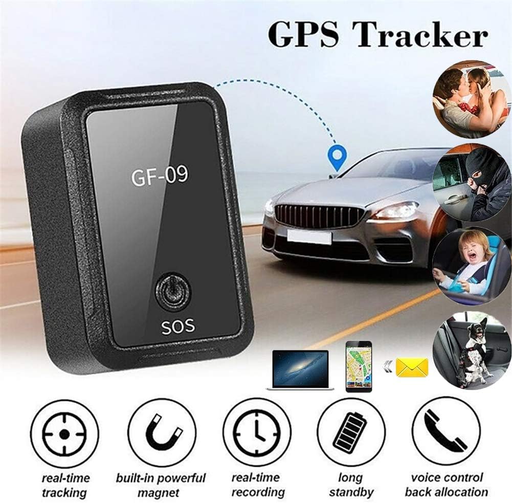 Romsion Accessories GF-09 Mini GPS Tracker APP Control Anti-Theft Device Locator Magnetic Voice Recorder for Vehicle Car Person Location
