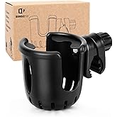 Universal Cup Holder Stroller Drink Holder for Bikes, Trolleys or Walkers, Fits Most Cups