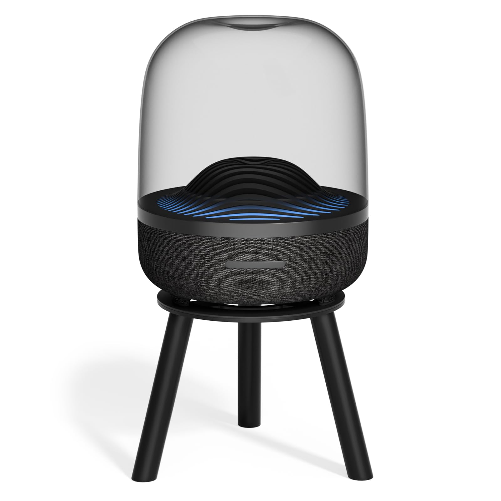 Heavy-duty Metal Desktop Speaker Stand for Harman Kardon Aura Studio 4, Aura Studio 3, SoundSticks 4 Bluetooth Speaker Desk Stand - Space Saving Table Desk Stand for Harman Kardon with Hardware Kit