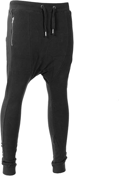 drop skinny black jogger pants