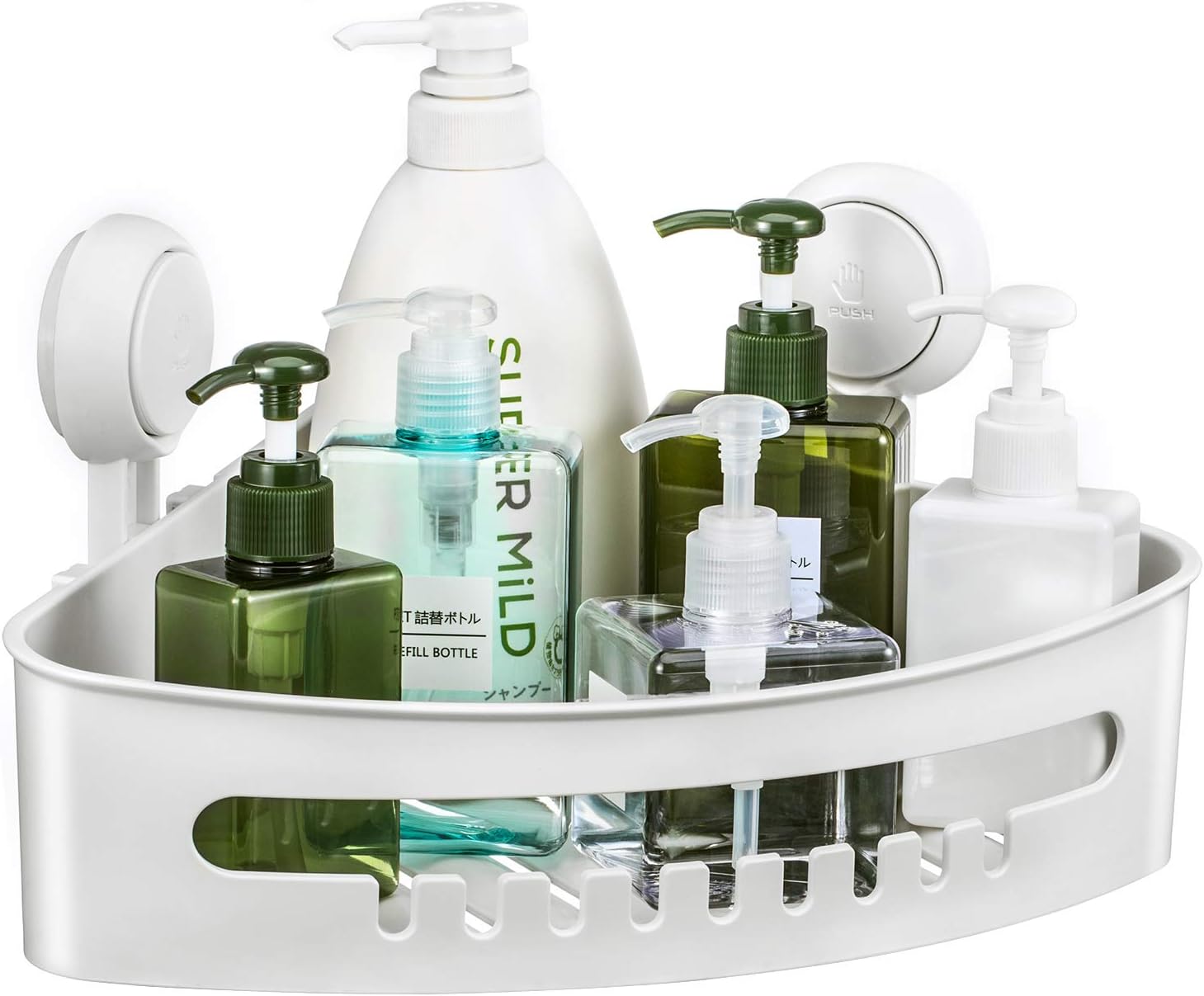 Shower Bathtub Accessories Bathroom Strong Suction Hook Wall Mounted Shower Shampoo Bottle Soap Rack Holder Home Garden Ohioeyecareconsultants Com
