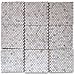 Calacatta Gold Italian Calcutta Marble Penny Round Mosaic Tile 3/4 inch Polished