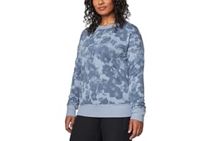 Mondetta Women's Lightweight Printed Sweatshirt Pullover Active Top