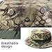 ROUTESUN Outdoor Boonie Sun Hat,Summer UPF 50 Protection Hunting Hat for Men& Women,Quick Drying and Breathable,Wide Brim Hat for Camping,Hiking and Fishing (Jungle Anaconda