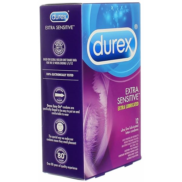 DUREX EXTRA SENSITIVE CONDOMS – 12 EA, 4 PACK