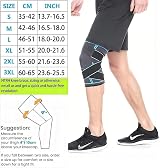 NTRH Knee Brace for Arthritis ACL Meniscus Tear Adjustable Knee Sleeve L view 6
