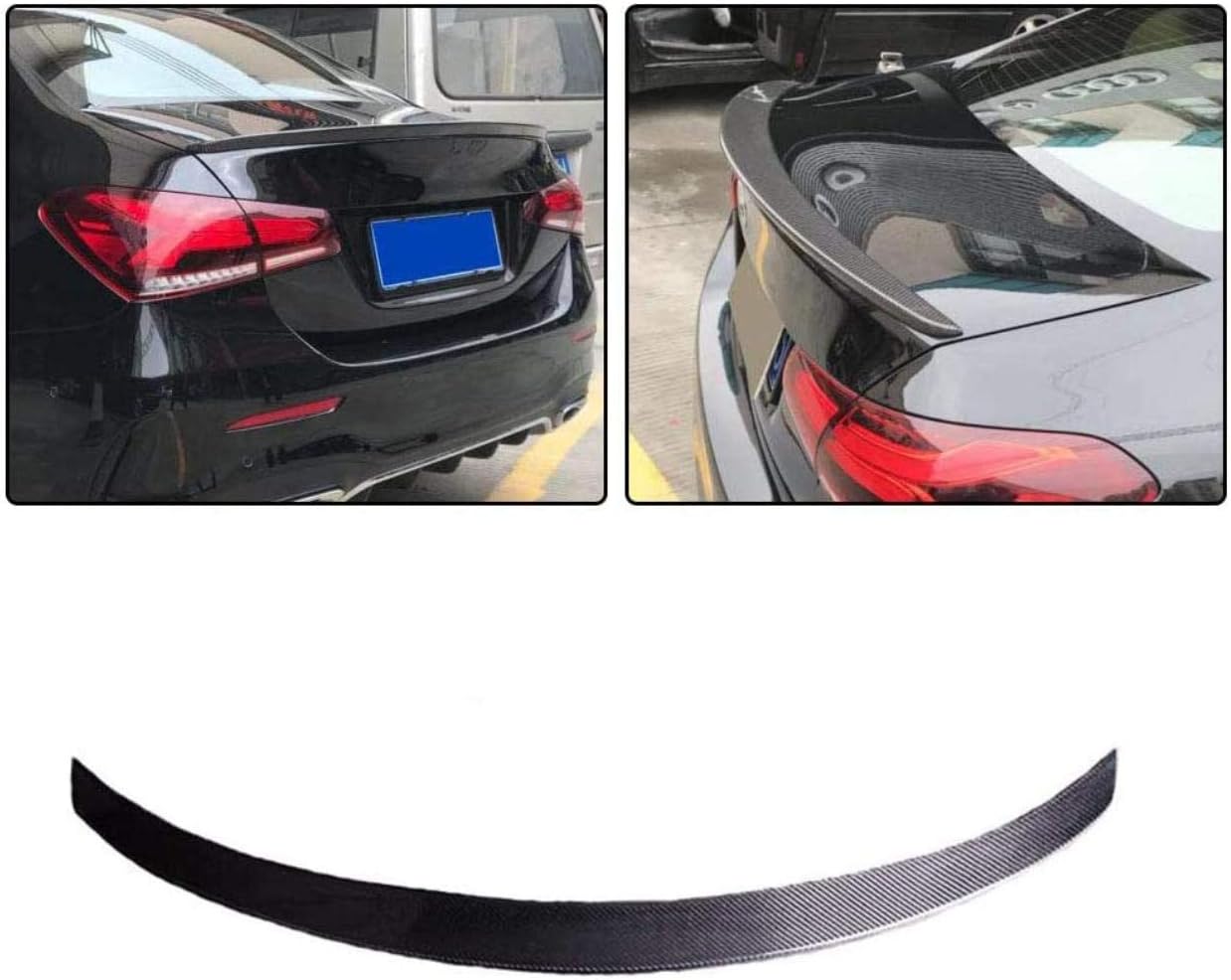 NBLY W177 V177 CF Trunk Spoiler, fits for Mercedes Benz A