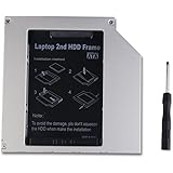 Ketobk Universal 9.5Mm 2.5" Cd Dvd-Rom Optical Bay Ide/Pata To Sata 2Nd Hdd Hard Disk Driver Caddy Tray For Laptop