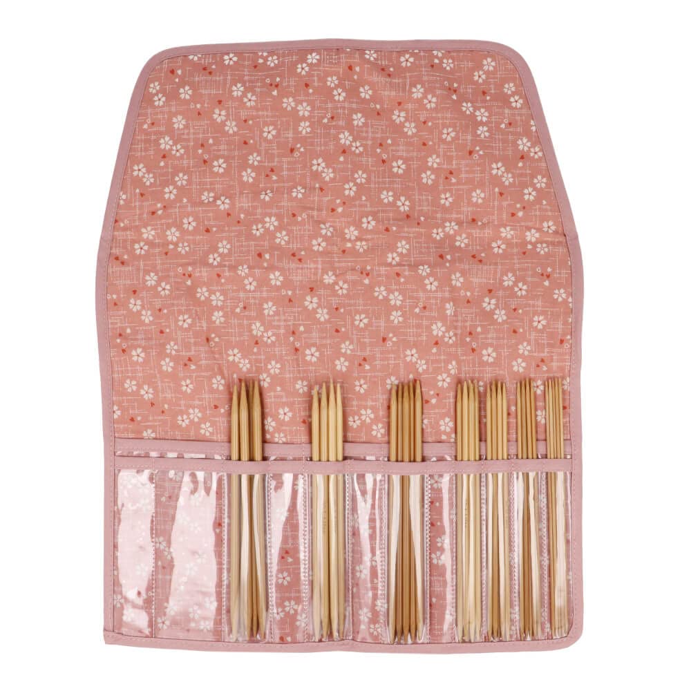 Seeknit - Seeknit Koshitsu Pink (15cm) Double-Pointed Needle Set - 1 Piece